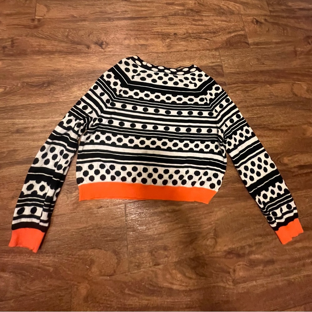 Girls Large cropped sweater